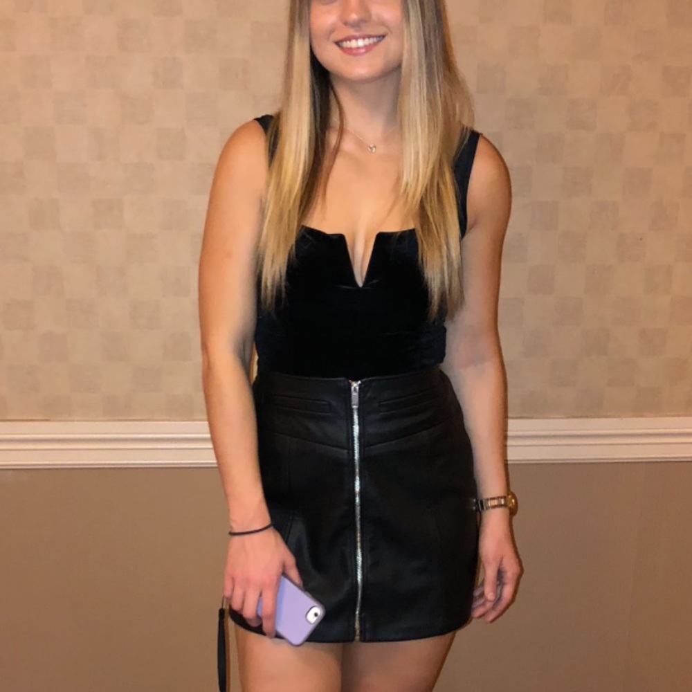 Velvet bodysuit